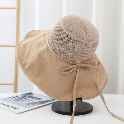 Palarie de pescuit de dama moderna cu sireturi