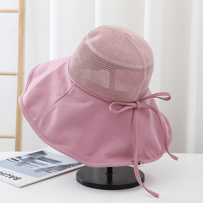 Palarie de pescuit de dama moderna cu sireturi