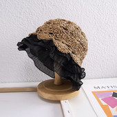 Palarie de pescuit dama model nou cu dantela