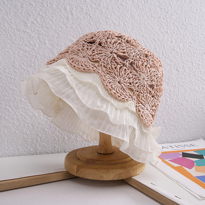 Palarie de pescuit dama model nou cu dantela