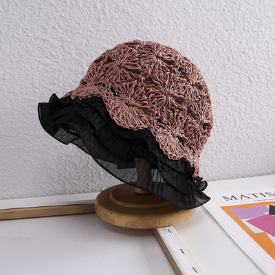 Palarie de pescuit dama model nou cu dantela