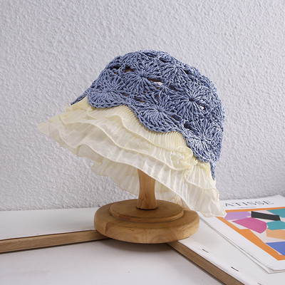 Palarie de pescuit dama model nou cu dantela