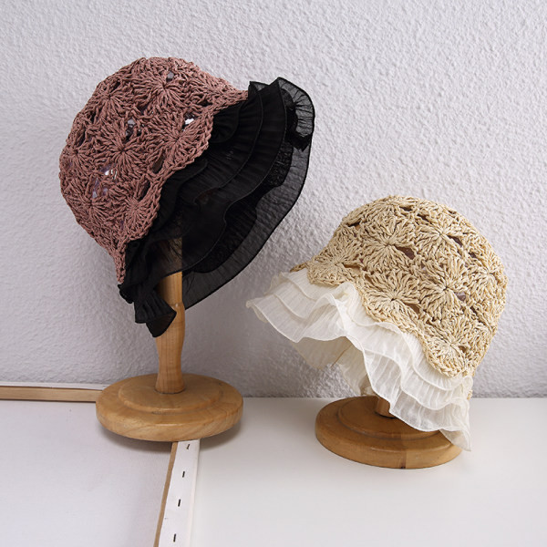 Palarie de pescuit dama model nou cu dantela