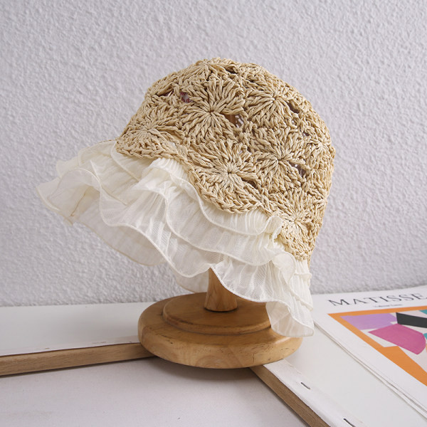 Palarie de pescuit dama model nou cu dantela