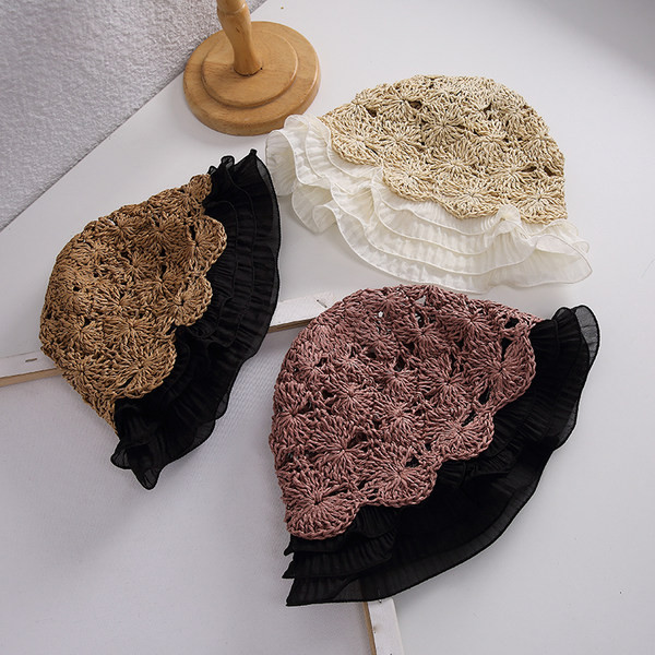 Palarie de pescuit dama model nou cu dantela