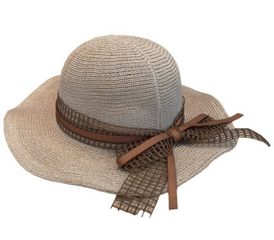 Palarie de vara dama cu panglica in mai multe culori