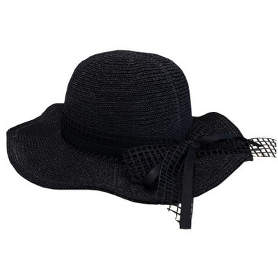 Palarie de vara dama cu panglica in mai multe culori