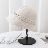 Palarie de dama model nou cu cravate si bucle