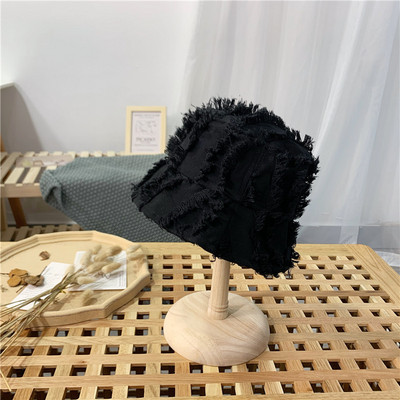 Palarie de pescuit de dama cu franjuri