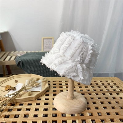 Palarie de pescuit de dama cu franjuri