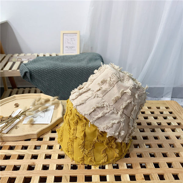 Palarie de pescuit de dama cu franjuri