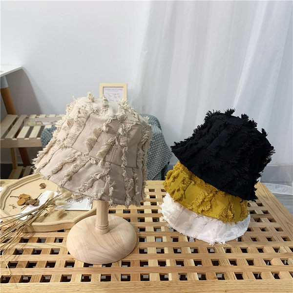 Palarie de pescuit de dama cu franjuri