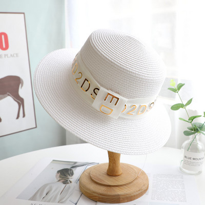 Palarie de vara de dama cu vizor si boru