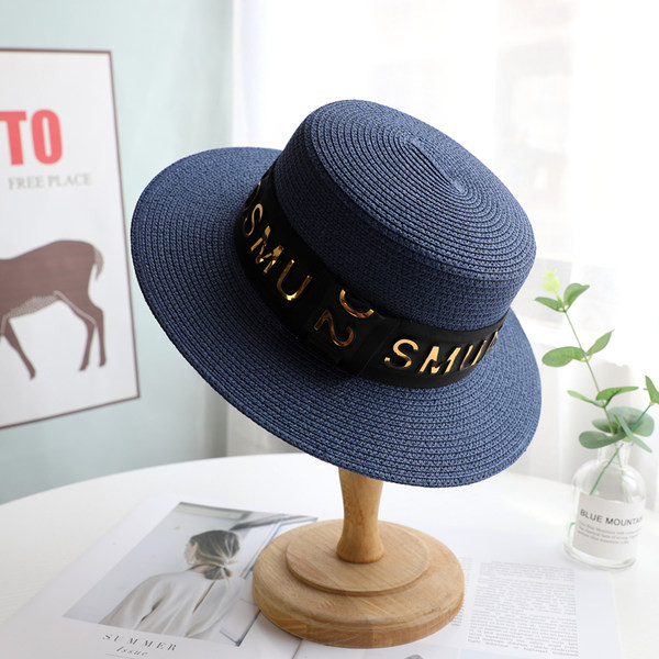 Palarie de vara de dama cu vizor si boru