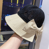 Palarie de dama model nou cu panglica de pescuit