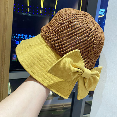 Palarie de dama model nou cu panglica de pescuit