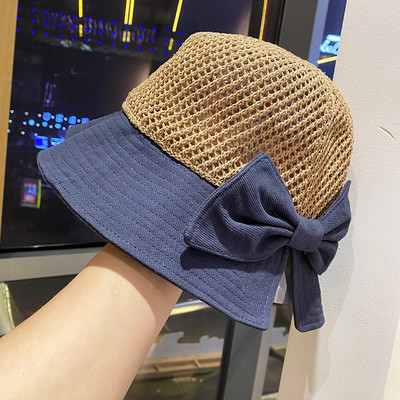 Palarie de dama model nou cu panglica de pescuit