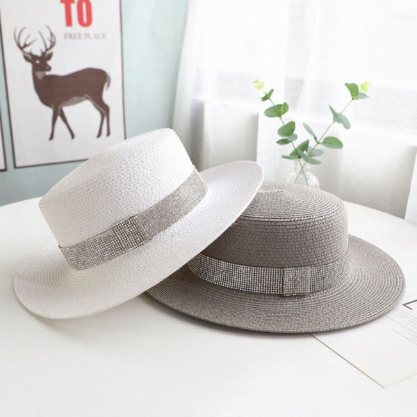 Palarie de vara dama cu vizor si pietre