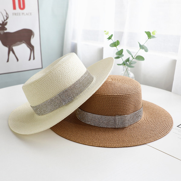 Palarie de vara dama cu vizor si pietre