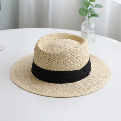 Pălărie de paie de plajă cu franjuri