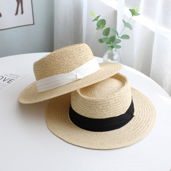 Pălărie de paie de plajă cu franjuri