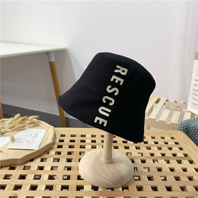 Pălărie de pescuit pentru femei cu inscripție