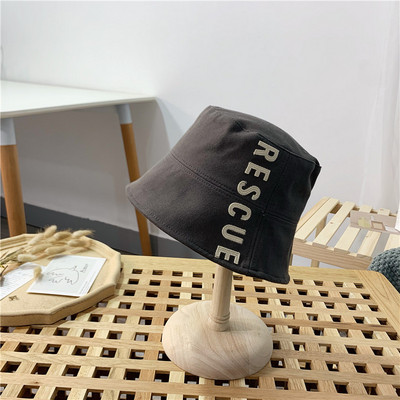 Pălărie de pescuit pentru femei cu inscripție