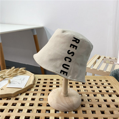 Pălărie de pescuit pentru femei cu inscripție