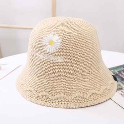 Pălărie casual de pescuit de damă cu broderie