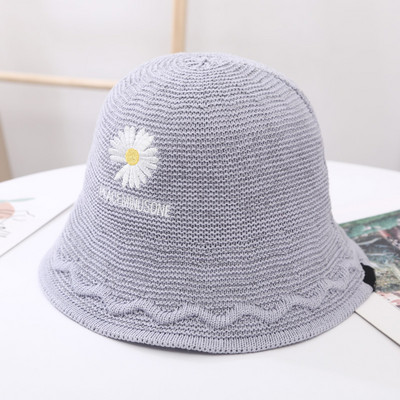 Pălărie casual de pescuit de damă cu broderie