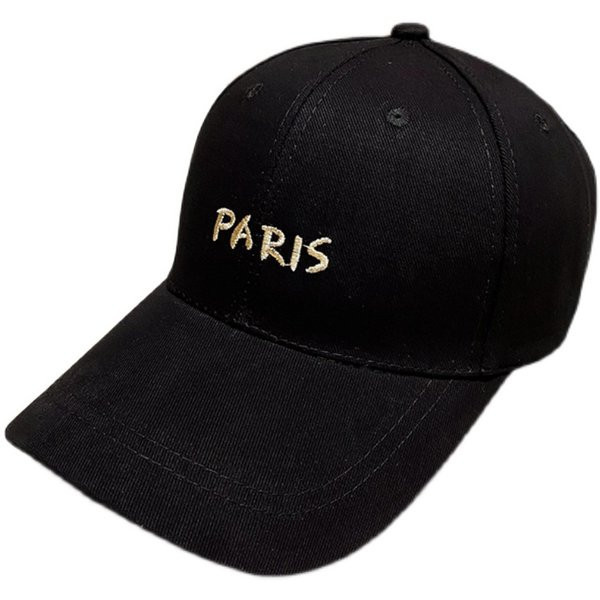 Pălărie modernă de damă cu vizor și inscripție broderie