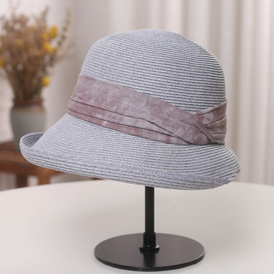 Pălărie de paie pentru femei în trei culori