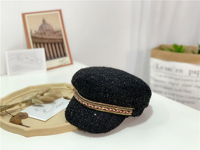 Dámska baretka s flitrami