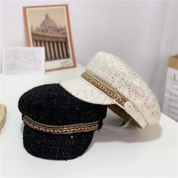 Dámska baretka s flitrami