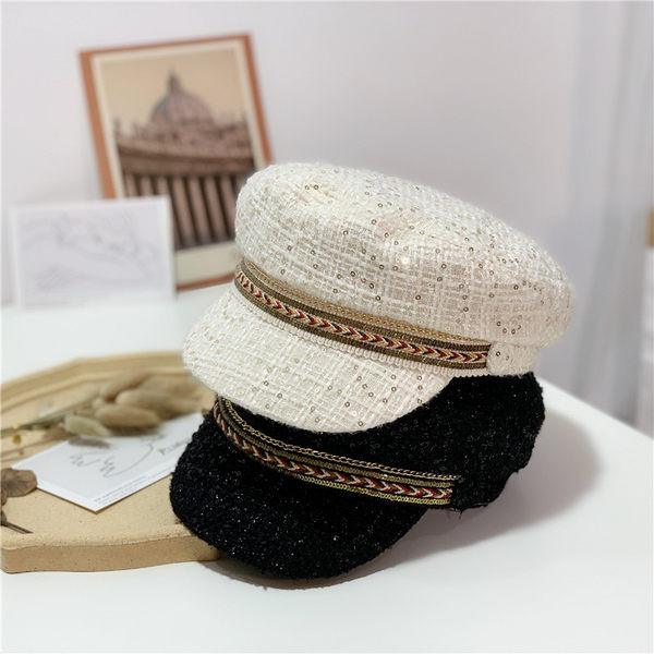 Dámska baretka s flitrami