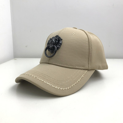 Pălărie pentru femei de zi cu zi cu element metalic și vizor