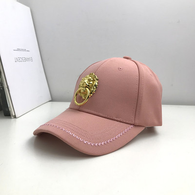 Pălărie pentru femei de zi cu zi cu element metalic și vizor