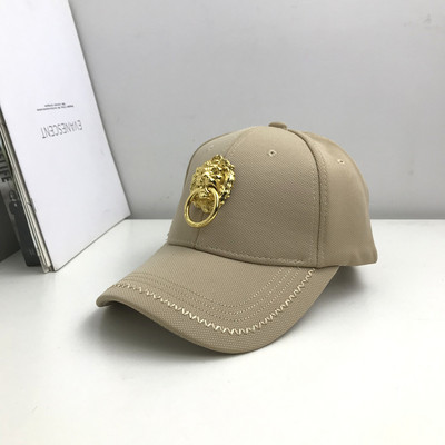 Pălărie pentru femei de zi cu zi cu element metalic și vizor