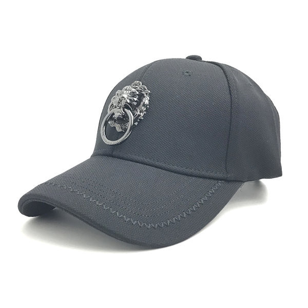 Pălărie pentru femei de zi cu zi cu element metalic și vizor