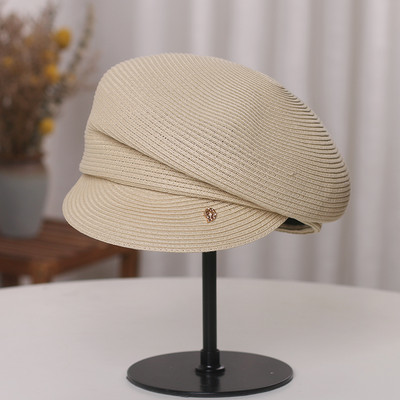 Pălărie de paie potrivită pentru primăvară și vară în patru culori