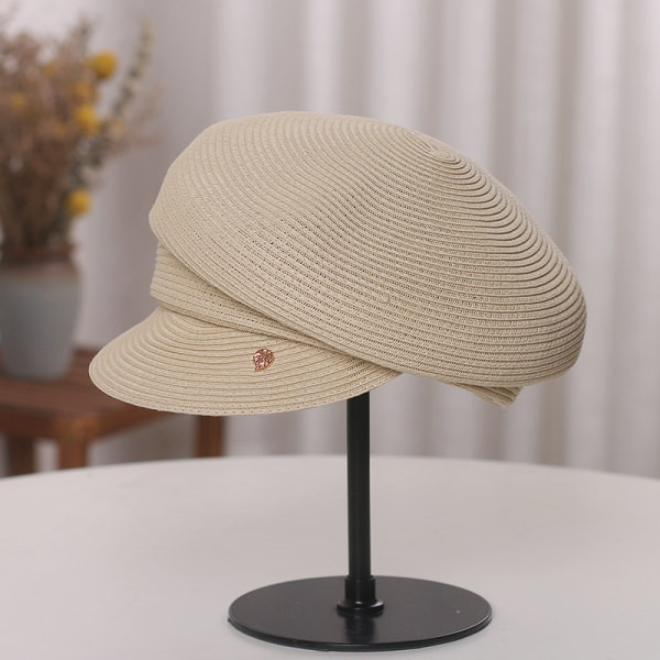 Pălărie de paie potrivită pentru primăvară și vară în patru culori