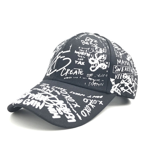 Palarie moderna de dama cu vizor si imprimeu