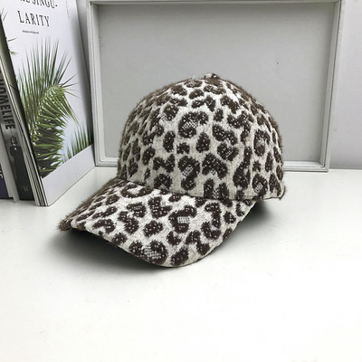 Palarie de dama model nou cu imprimeu leopard