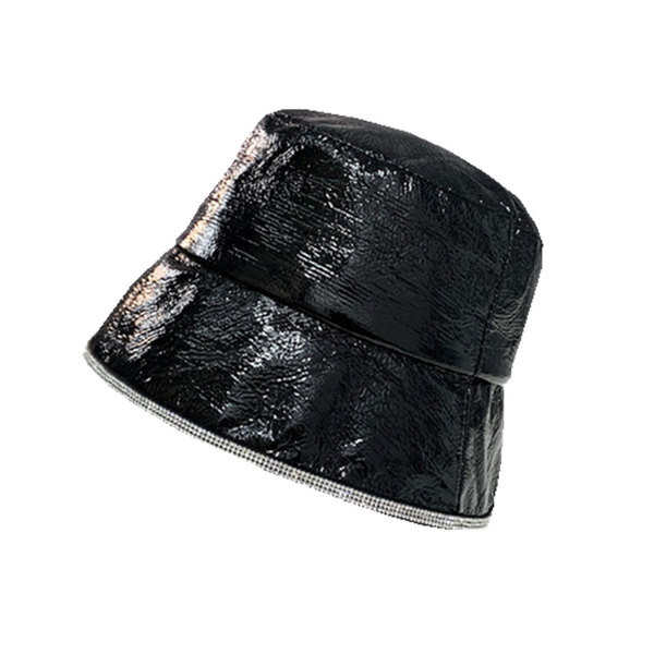 Palarie de pescuit dama cu efect si decor stralucitor