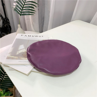 Beretă din piele de primăvară-toamnă pentru femei