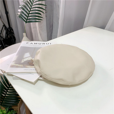 Beretă din piele de primăvară-toamnă pentru femei