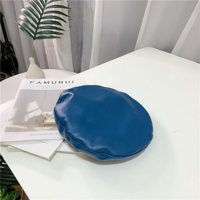 Beretă din piele de primăvară-toamnă pentru femei