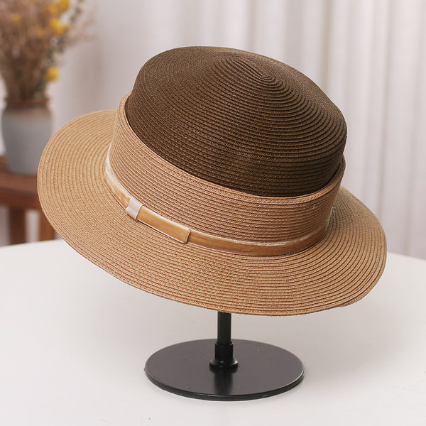 Palarie de dama in trei culori potrivita pentru vara