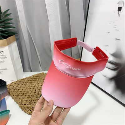 Palarie cu vizor de dama in culori irizate