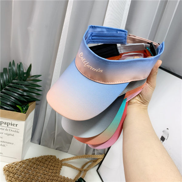 Palarie cu vizor de dama in culori irizate